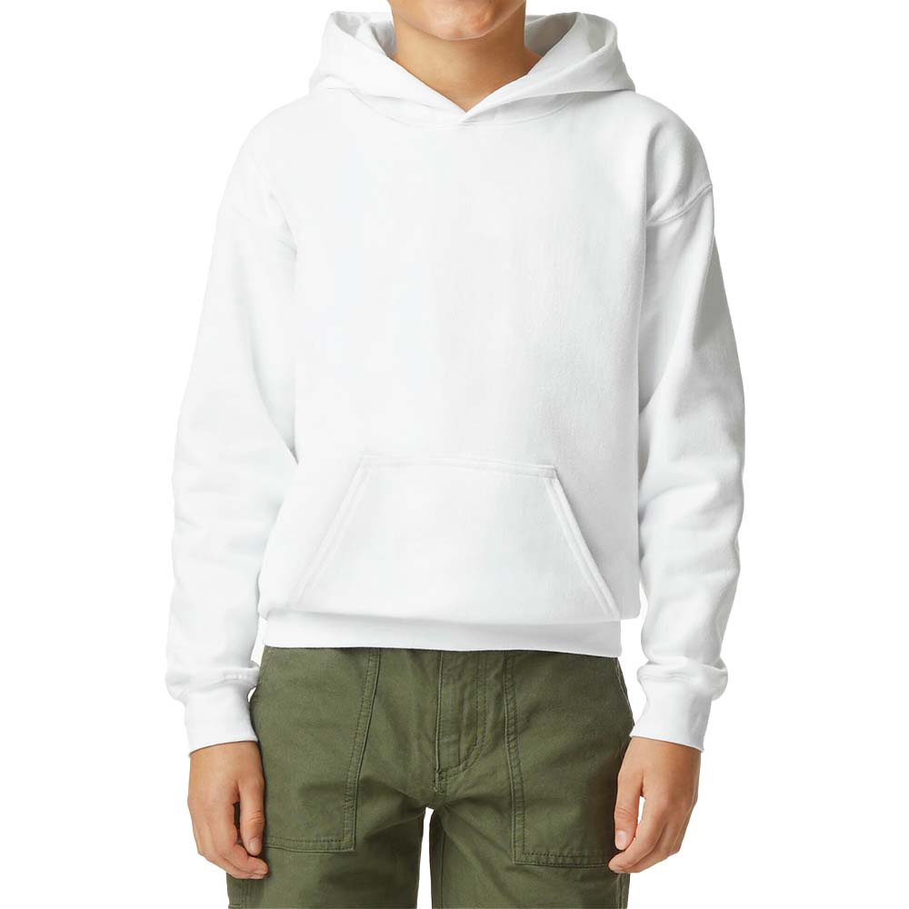 Gildan Hoodies White / XS Gildan Softstyle Youth Hooded Sweatshirt