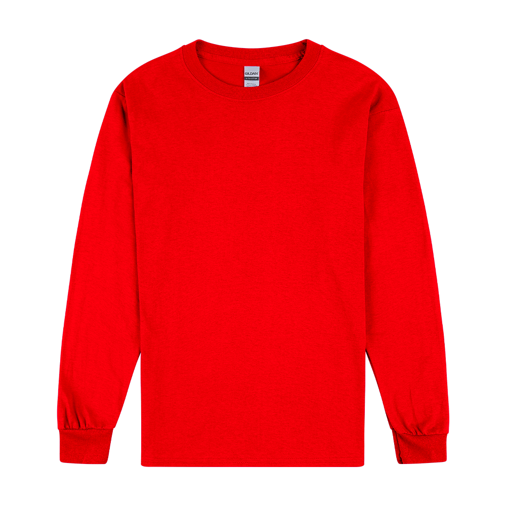 Gildan Longsleeves Red / S Gildan Ultra Cotton Adult Long Sleeve T-Shirt