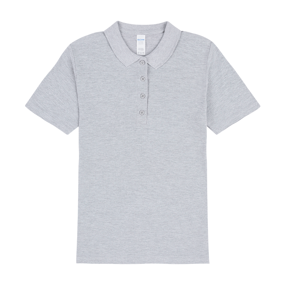 Gildan Polos / Shirts Sport Grey / S Gildan Softstyle Ladies Double Pique Polo