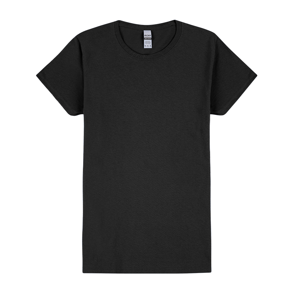 Gildan T-Shirts Black / S Gildan Heavy Cotton Ladies T-Shirt