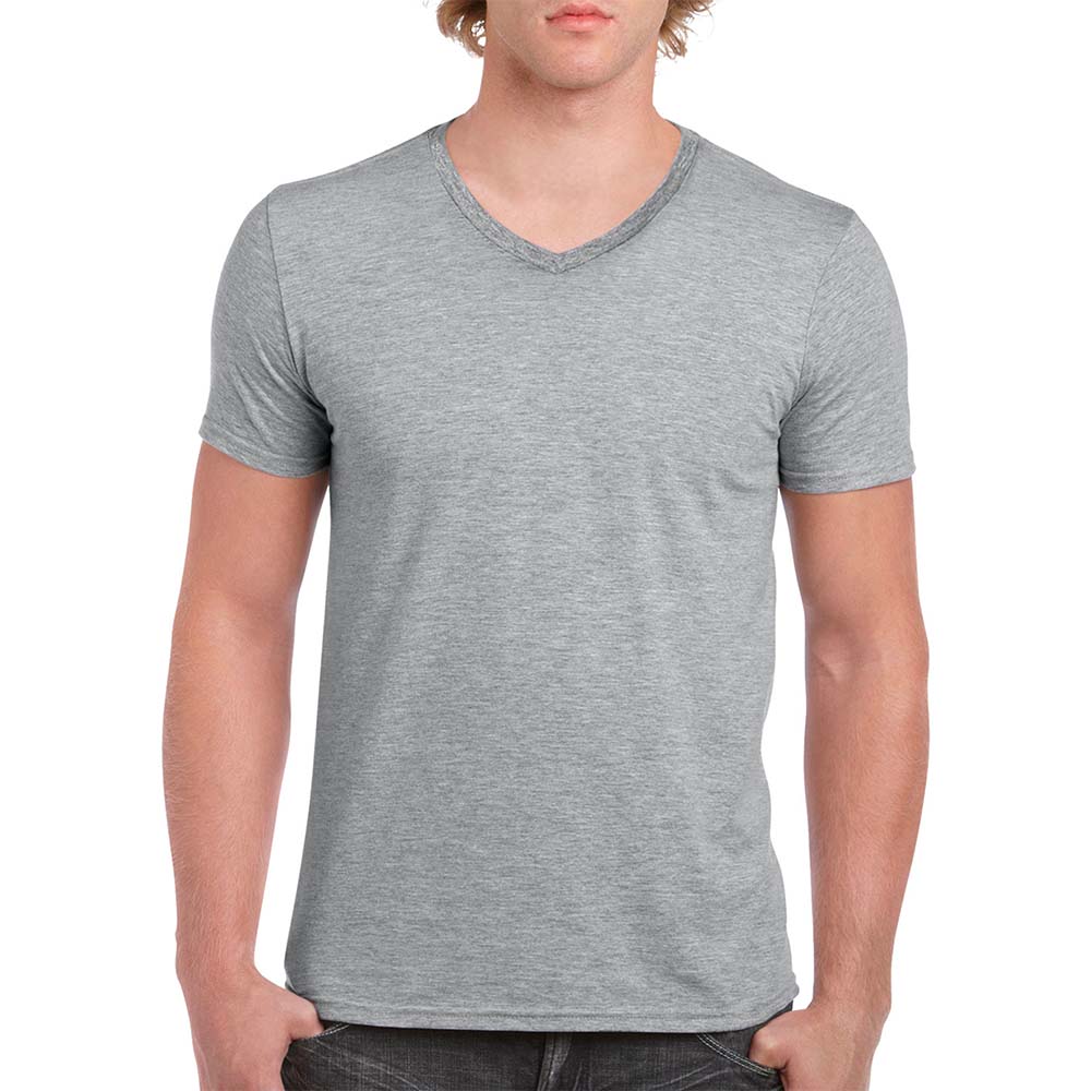 Gildan T-Shirts Sport Grey / S Gildan Softstyle Adult V-Neck TShirt