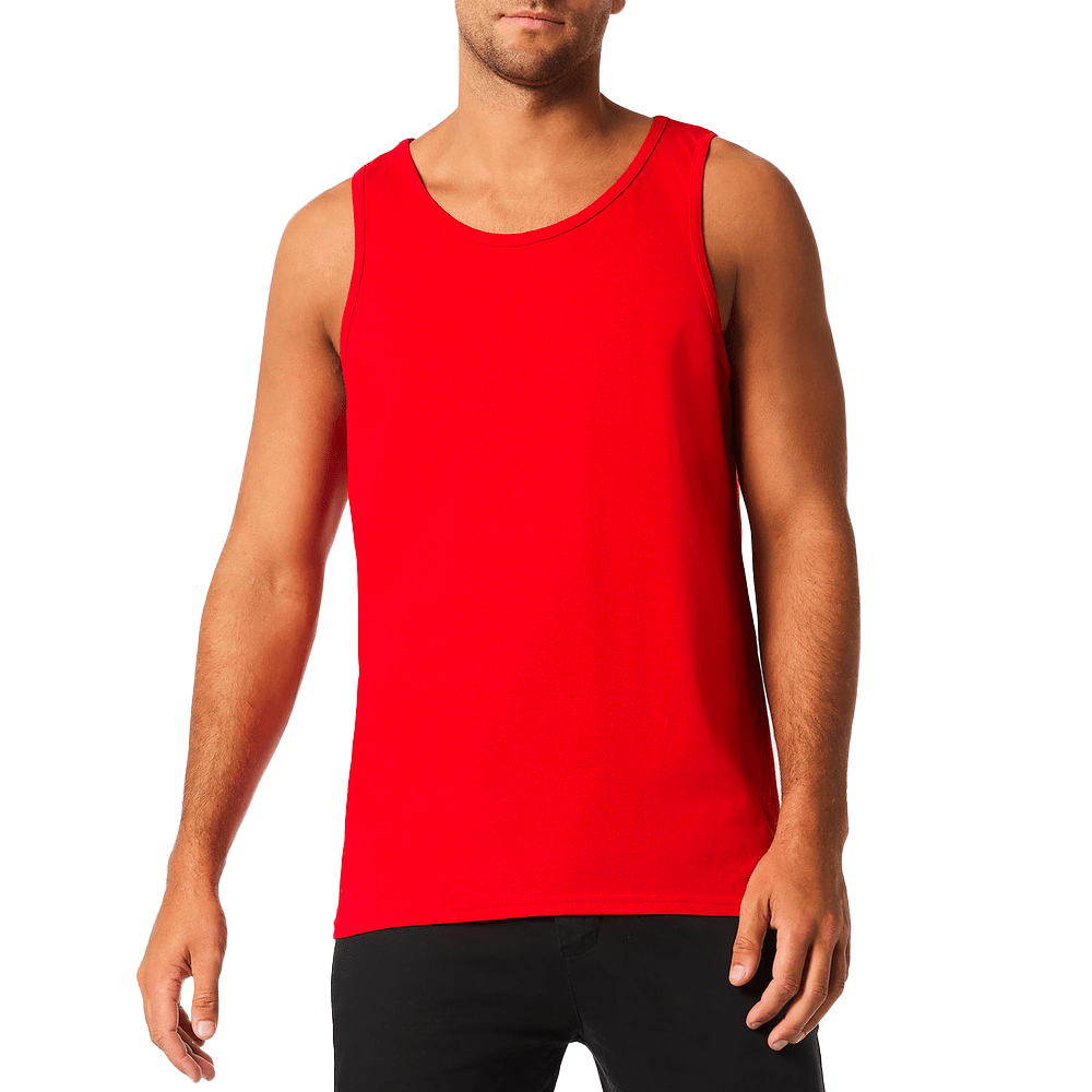 Gildan Tanks / Singlets Red / S Gildan Heavy Cotton Adult Tank Top