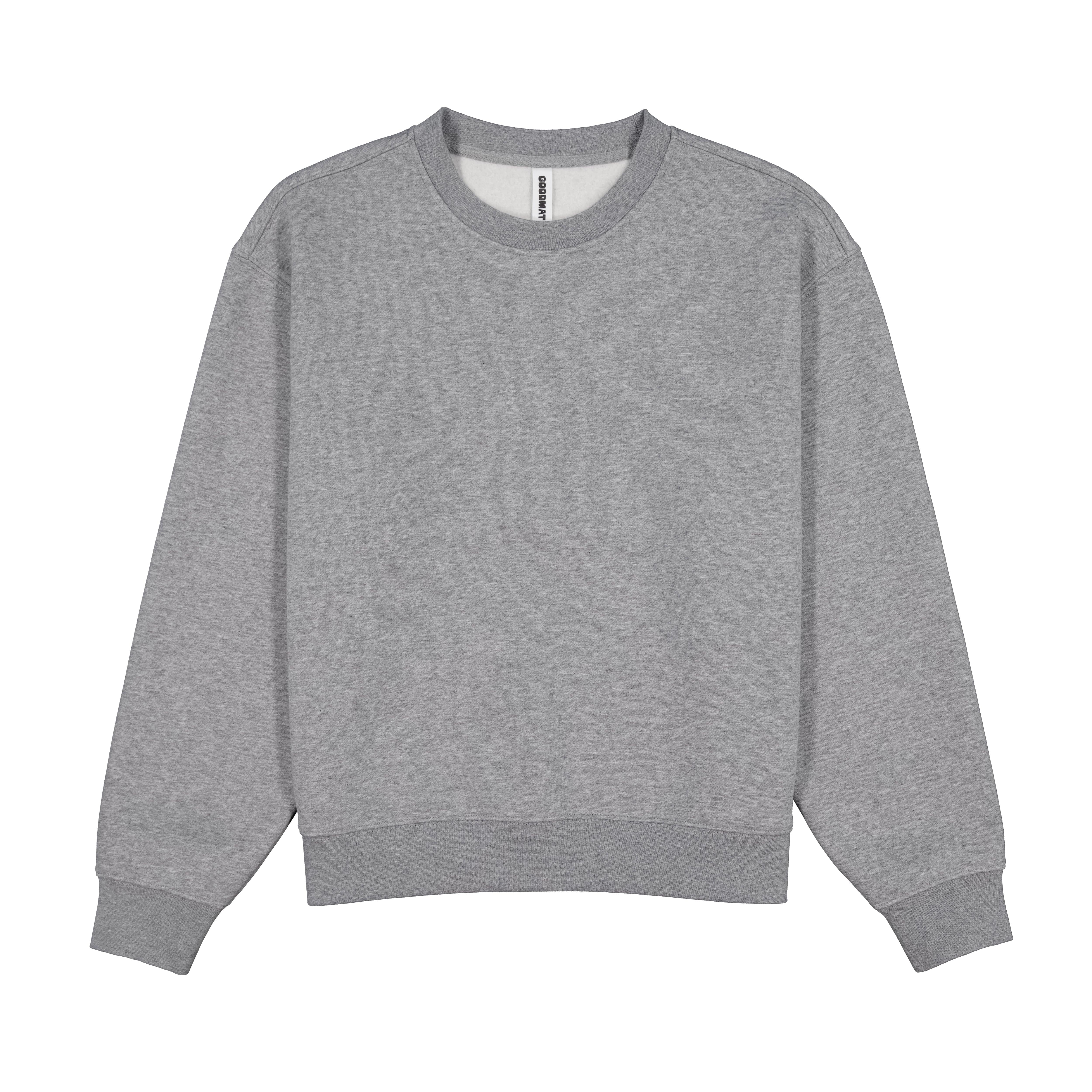 Goodmates Crews Grey Marle / XS Goodmates Womens Everyday Crew Sweatshirt
