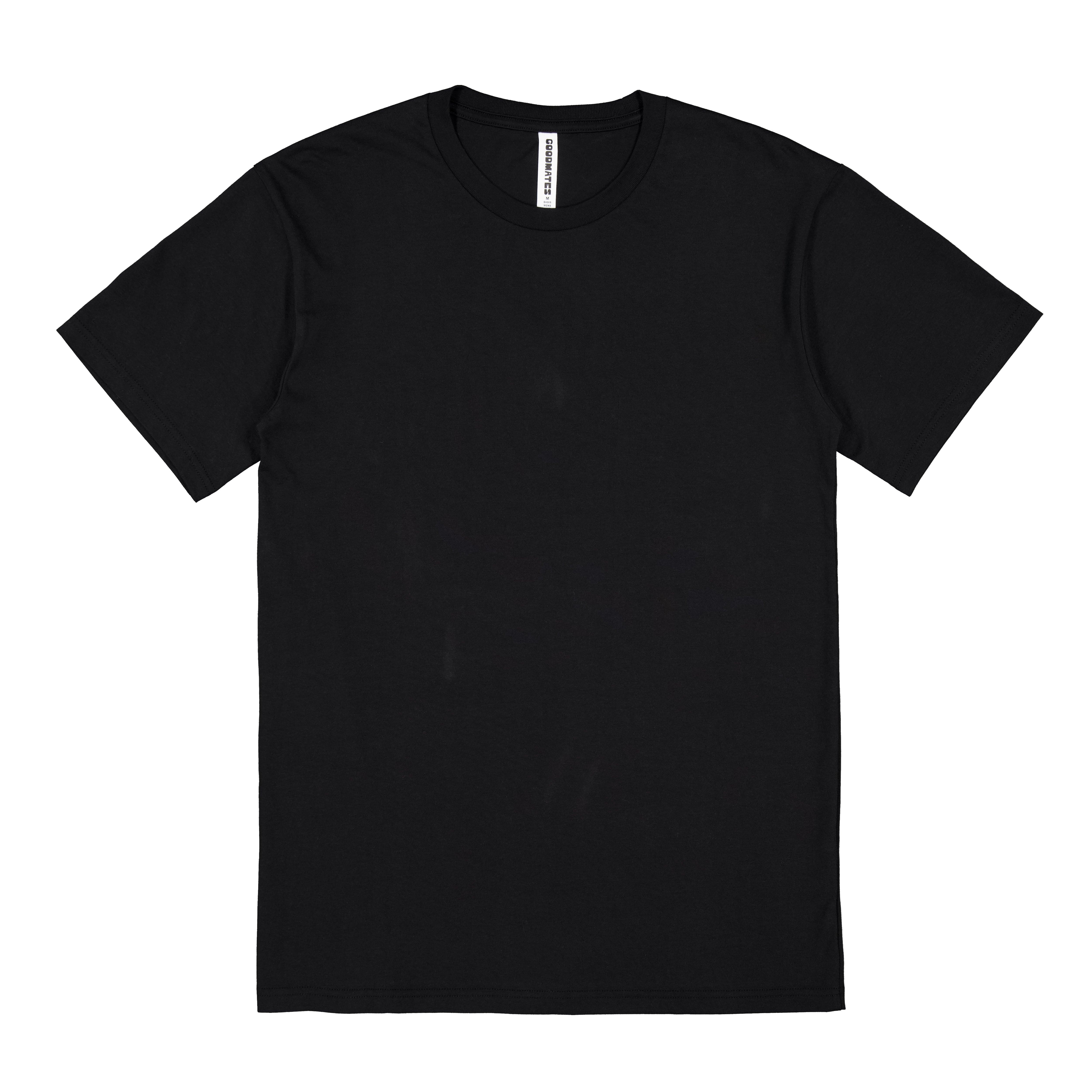 Goodmates T-Shirts Black / S Goodmates Mens Basis Short Sleeve Tee