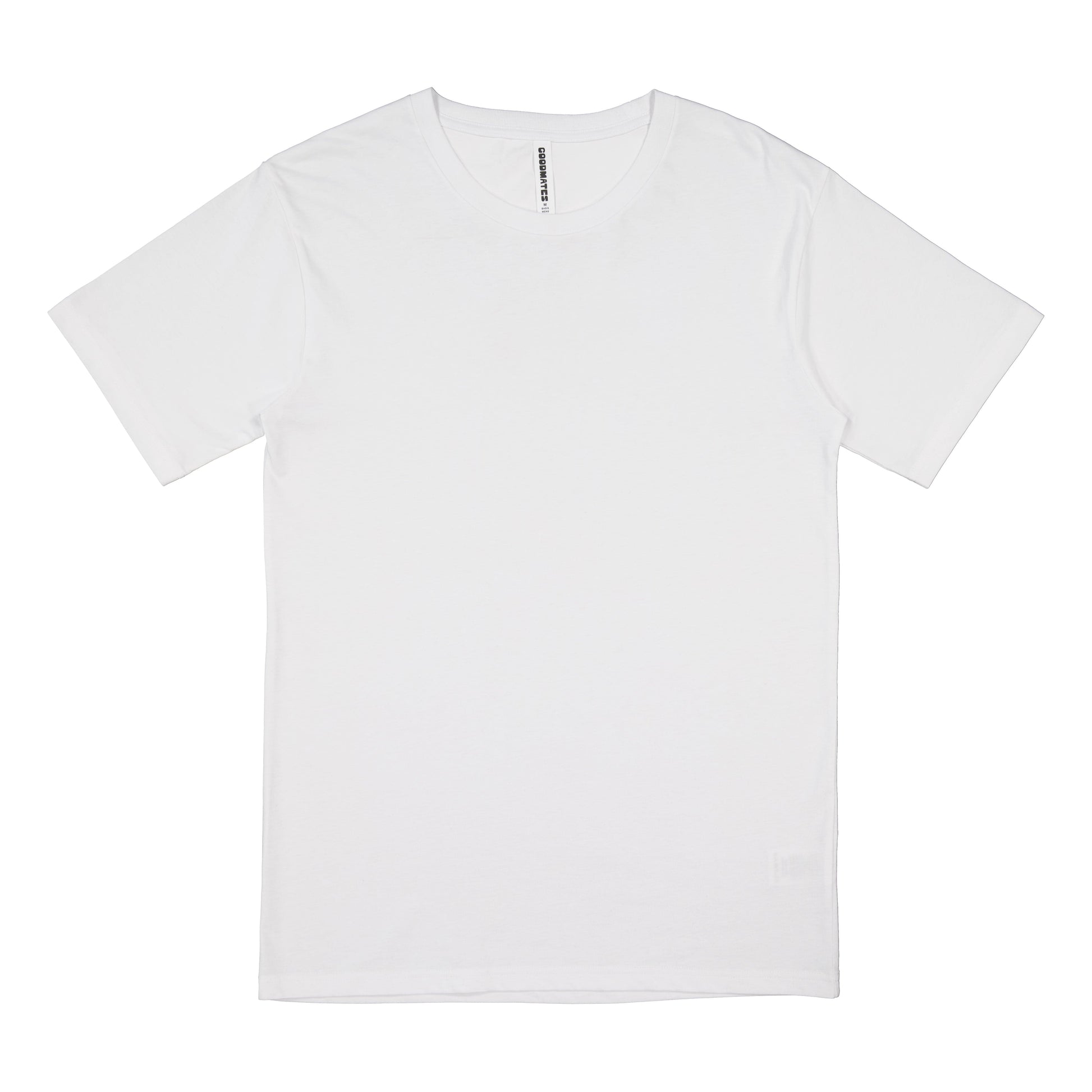 Goodmates T-Shirts White / S Goodmates Mens Basis Short Sleeve Tee