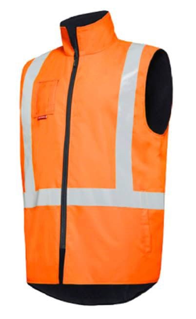 Hard Yakka Hard Yakka Hivis Vest W/Tape (H Tape) Interchange Shell Jkt