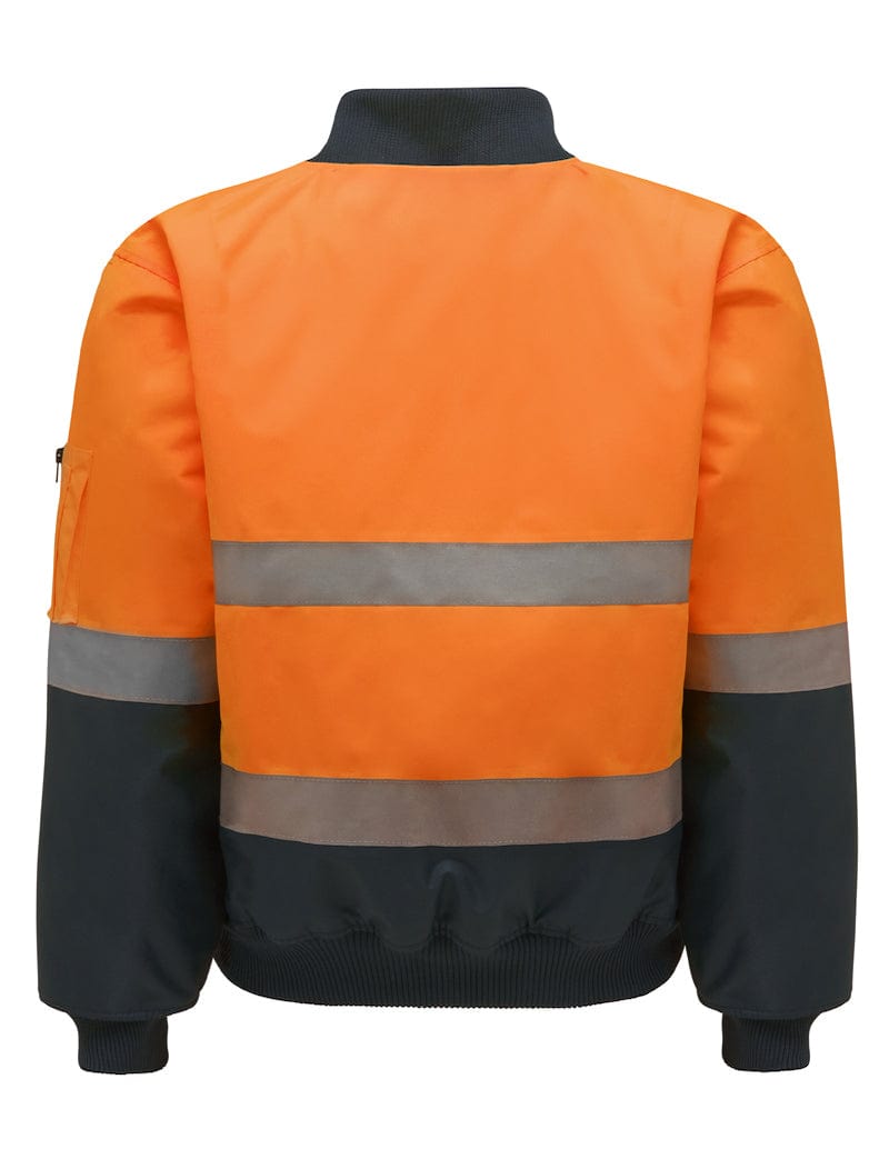 Hard Yakka Jackets / Vests Hard Yakka Hard Yakka Hi Vis 2Tone Bomber Jkt With Hoop Tape