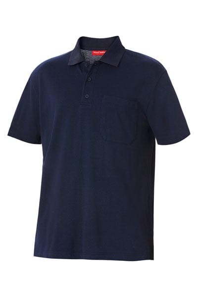 Hard Yakka Navy / S Hard Yakka Plain  Polo Shirt