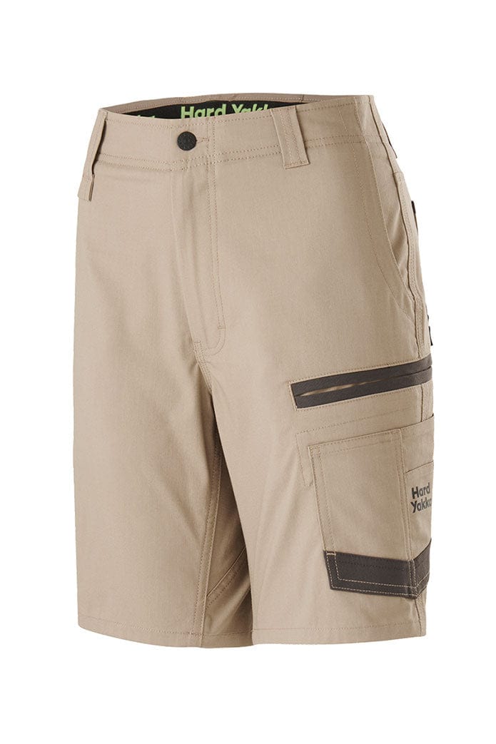 Hard Yakka Pants / Shorts Desert / 6 Hard Yakka Womens Raptor Mid Short
