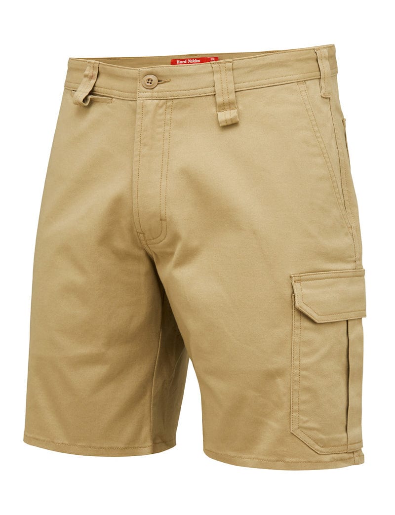 Hard Yakka Pants / Shorts Khaki / 67 Hard Yakka Core Basic Stretch Short