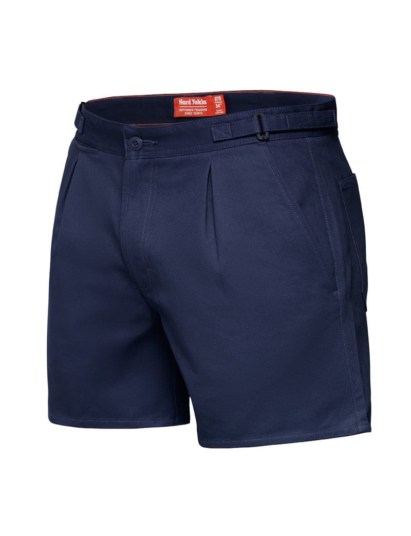 Hard Yakka Pants / Shorts Navy / 72 Hard Yakka Drill Short W/S Tabs