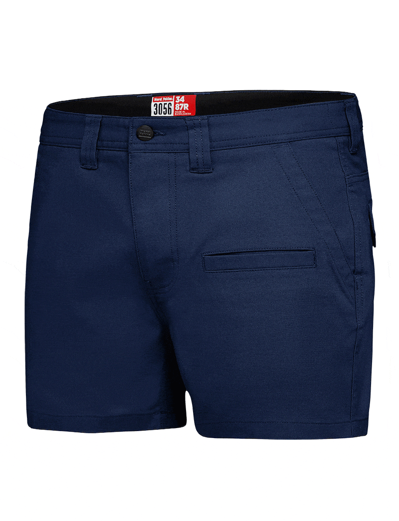 Hard Yakka Pants / Shorts Navy / 77 Hard Yakka Cargo Short Short Lightweight Stretch