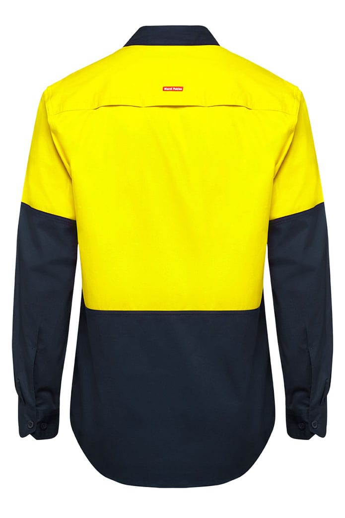 Hard Yakka Polos / Shirts Hard Yakka Basic Shirt 2T 145Gsm Drill Vented Ls