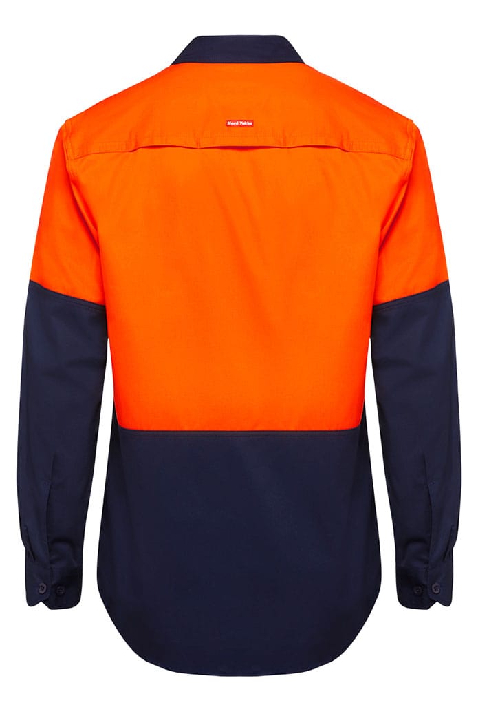 Hard Yakka Polos / Shirts Hard Yakka Basic Shirt 2T 145Gsm Drill Vented Ls