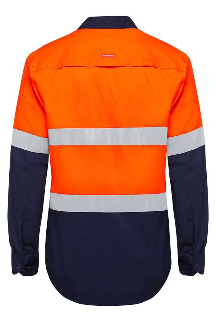 Hard Yakka Polos / Shirts Hard Yakka Basic Shirt 2T 145Gsm Drill Vented With Tape Ls