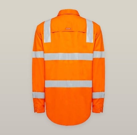 Hard Yakka Polos / Shirts Hard Yakka Womens L/S Hi Vis H Back Taped Biomotion Shirt