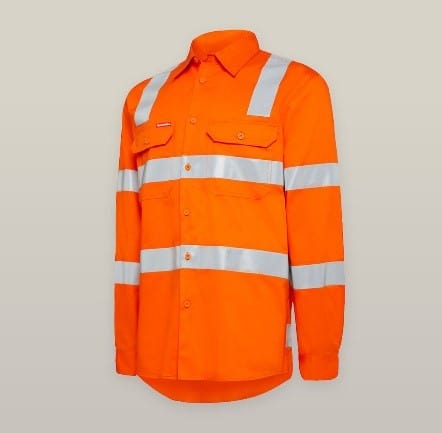 Hard Yakka Polos / Shirts Hard Yakka Womens L/S Hi Vis X Back Taped Biomotion Shirt