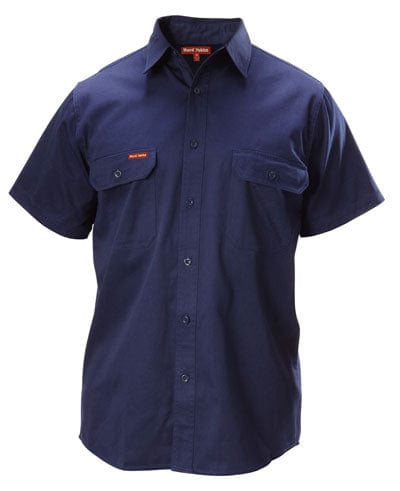 Hard Yakka Polos / Shirts Navy / XS Hard Yakka Yakka Shirt Merc.Drill Ss