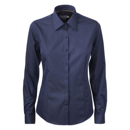 Harvest & Frost Polos / Shirts Navy / S Harvest & Frost Yellow Bow 50 Women's Shirt