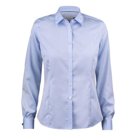 Harvest & Frost Polos / Shirts Sky Blue / S Harvest & Frost Green Bow 01 Women's Shirt