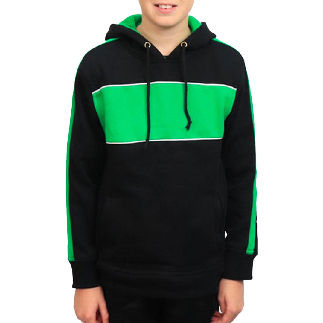 In Style Apparel Hoodies Black/Emerald/White / 6 In Style Apparel Fleece Kids Hoodie