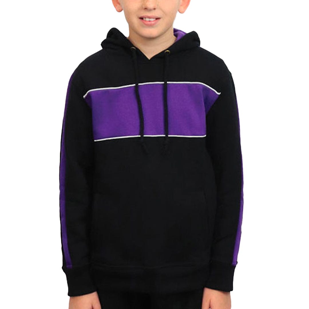 In Style Apparel Hoodies Black/Purple/White / 6 In Style Apparel Fleece Kids Hoodie