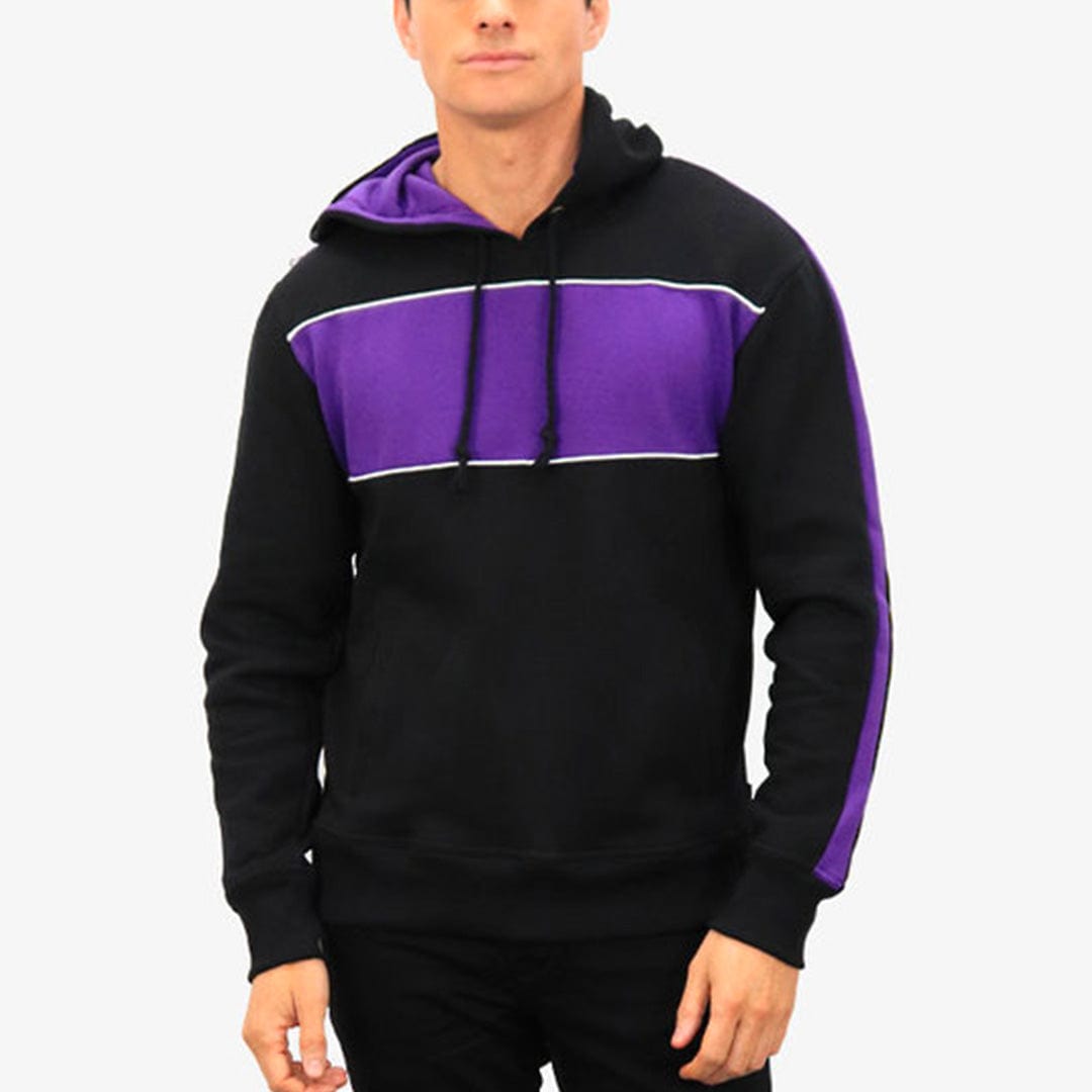 In Style Apparel Hoodies Black/Purple/White / XS In Style Apparel Fleece Hoodie
