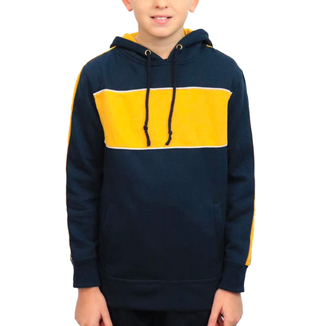In Style Apparel Hoodies Navy/Light Gold/White / 6 In Style Apparel Fleece Kids Hoodie