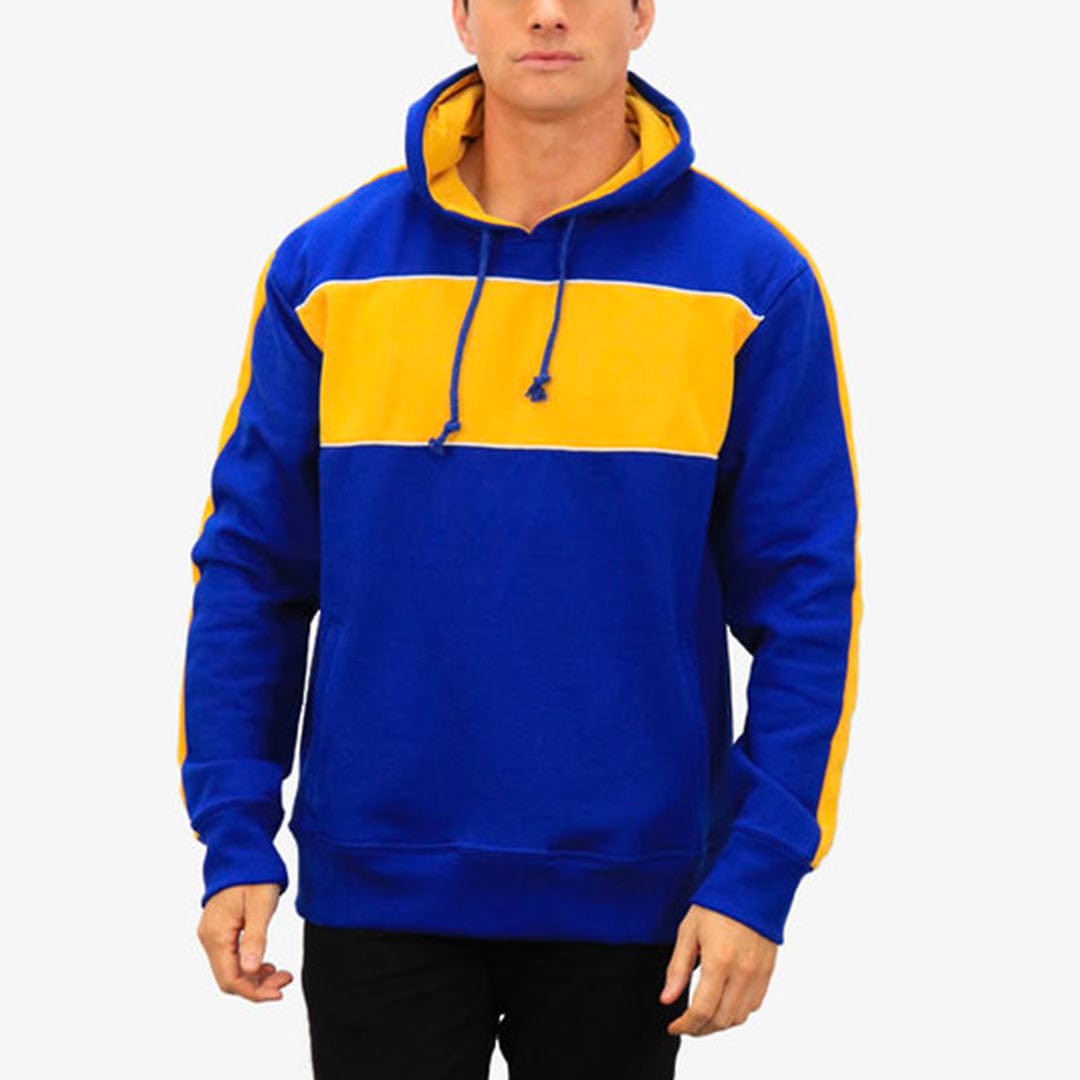 In Style Apparel Hoodies Royal/Light Gold/White / XS In Style Apparel Fleece Hoodie