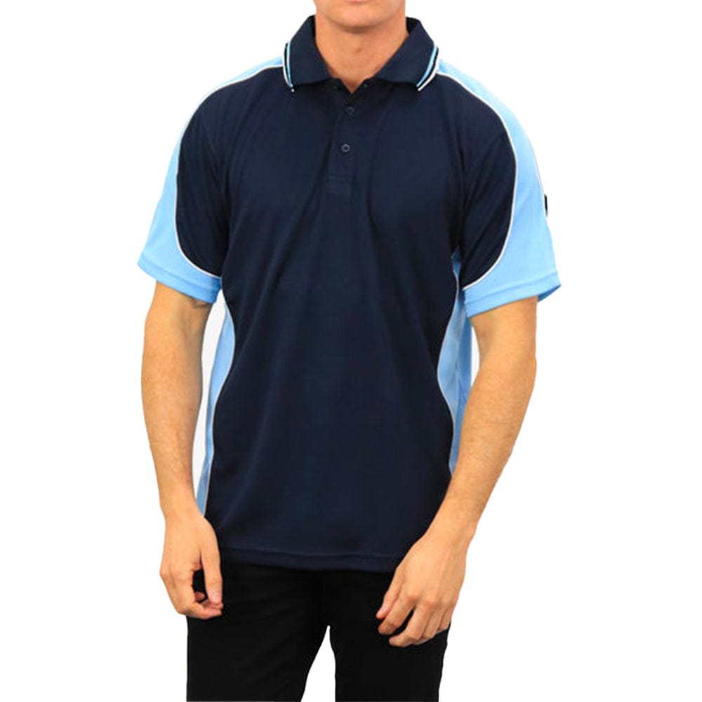 In Style Apparel Polos / Shirts Navy/Sky/White / XS In Style Apparel Mens Polo Shirt