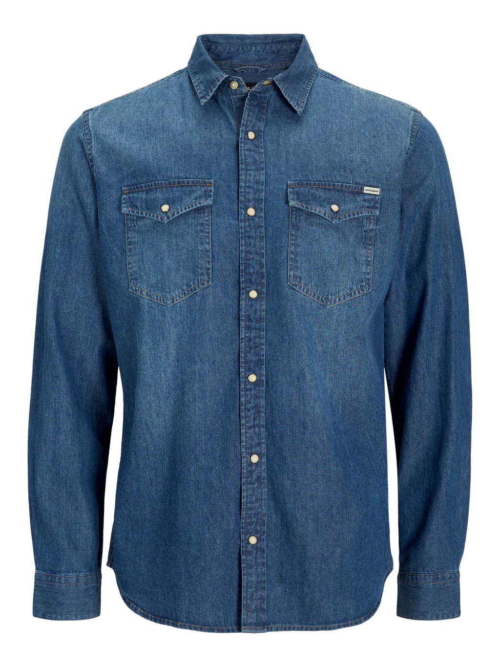 Jack & Jones Polos / Shirts Medium Blue Denim Slim / XXS Jack & Jones Sheridan L/S Shirt