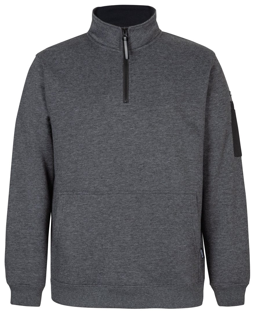 JB's Wear Crews Charcoal Marle/Black / 2XS JB's 350 Premium Trade 1/2 Zip Fleece