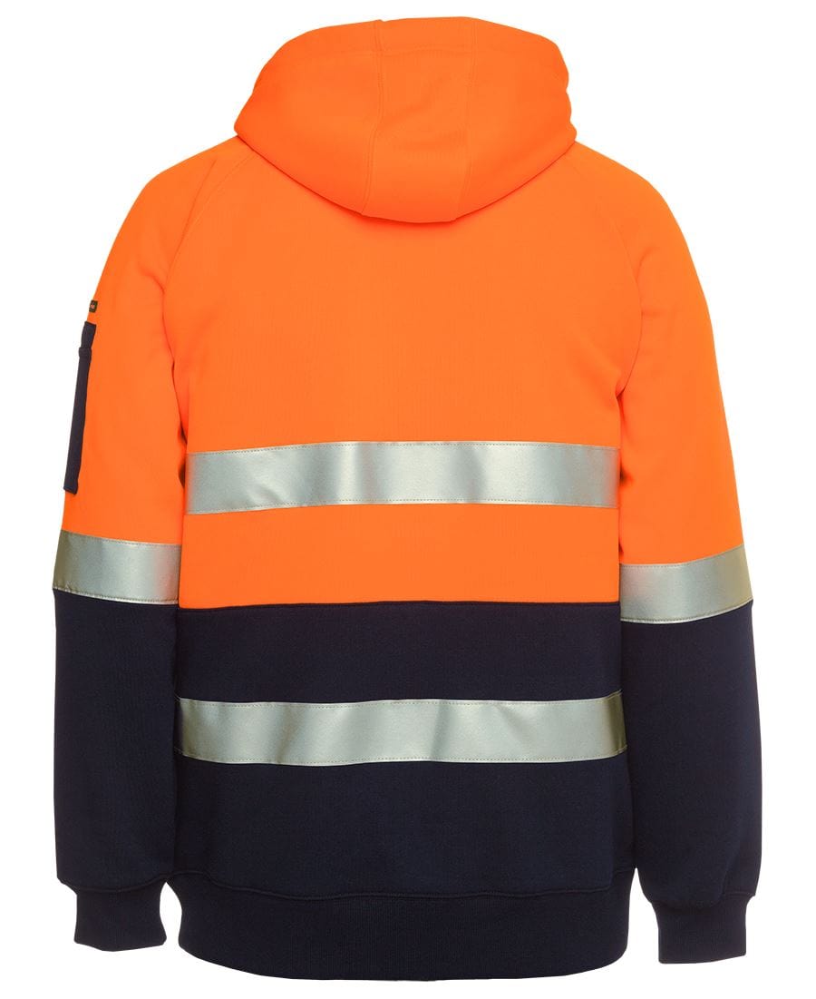 JB's Wear Hoodies JB's Wear Hi Vis (D+N) Full Zip Fleecy Hoodie
