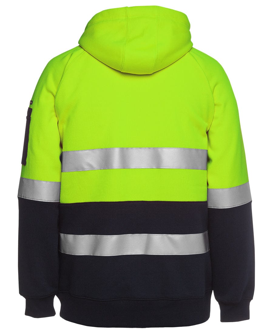 JB's Wear Hoodies JB's Wear Hi Vis (D+N) Full Zip Fleecy Hoodie
