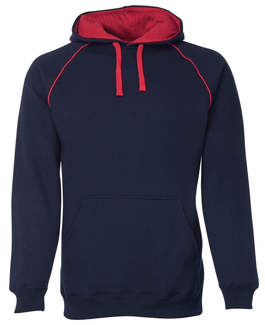 JB's Wear Hoodies Navy/Red / S JB's Wear Contrast Fleecy Hoodie (2 of 2)