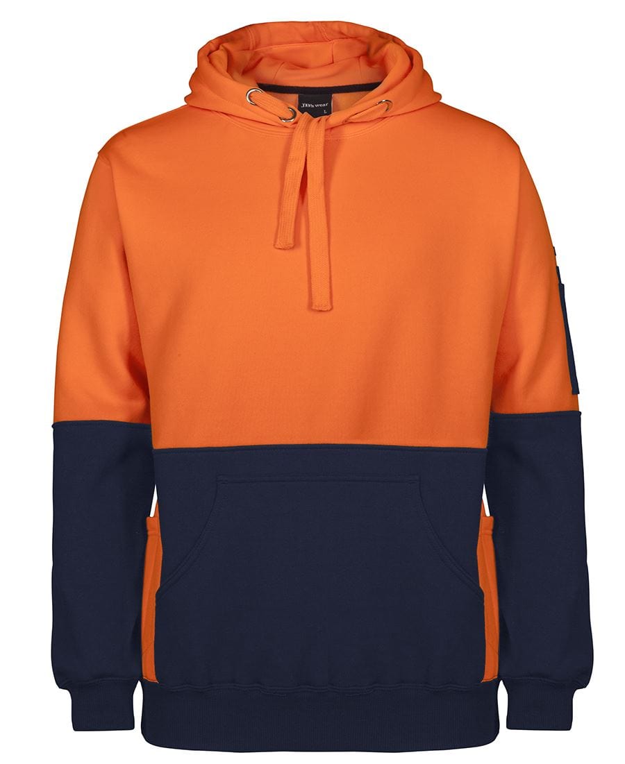 JB's Wear Hoodies Orange/Navy / S JB's Wear Hi Vis 330G Pull Over Hoodie