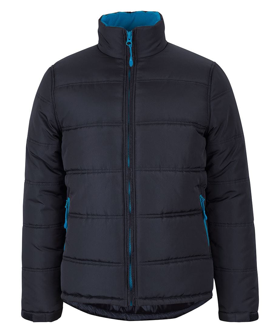 JB's Wear Jackets / Vests Black/Aqua / 2XS JB’s Wear Puffer Contrast Jacket