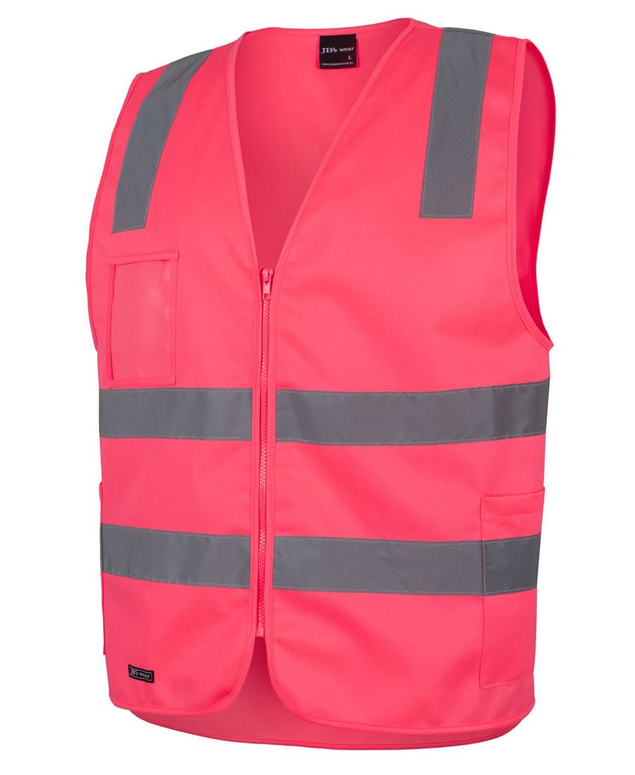 JB's Wear Jackets / Vests JB's Wear Hi Vis (D+N) Zip Safety Vest