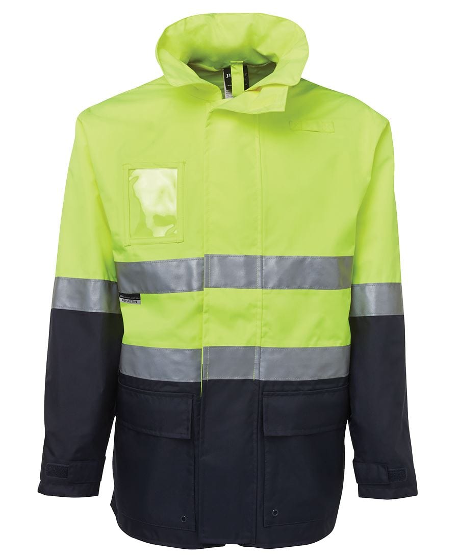 JB's Wear Jackets / Vests Lime/Navy / XS JB's Wear Hi Vis (D+N) Long Line Jacket