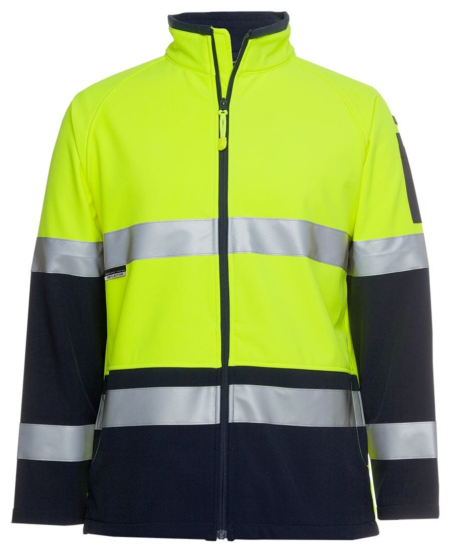 JB's Wear Jackets / Vests Lime/Navy / XS JB's Wear Hi Vis |D+N| Softshell Jacket