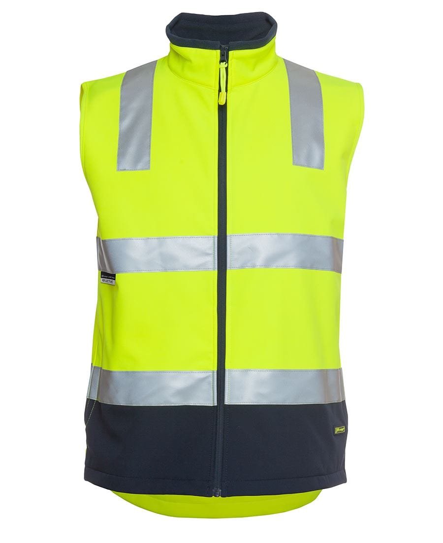 JB's Wear Jackets / Vests Lime/Navy / XS JB's Wear Hi Vis |D+N| Softshell Vest