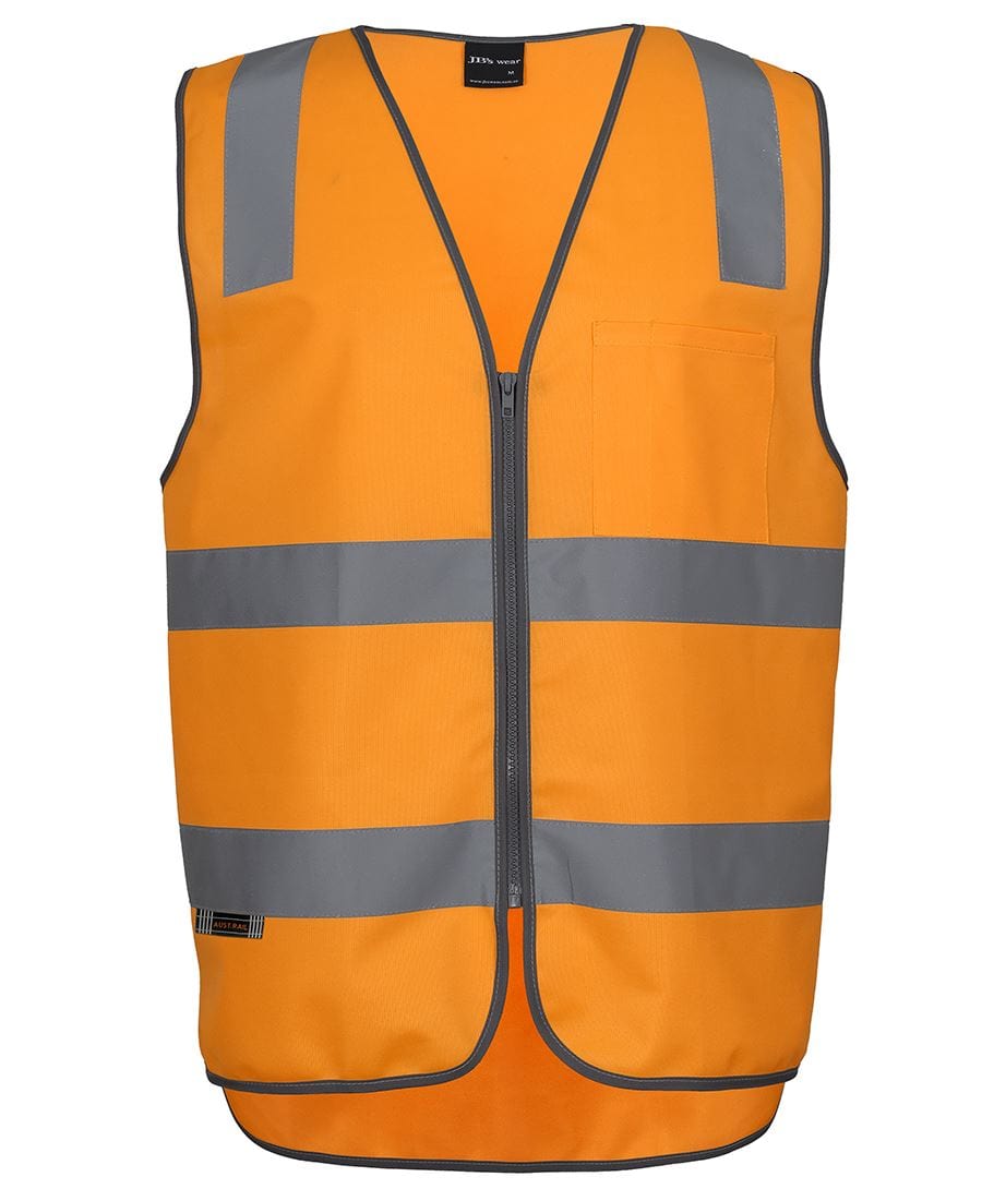 JB's Wear Jackets / Vests Orange / 2XS JB's Wear Aust. Rail (D+N) Safety Vest