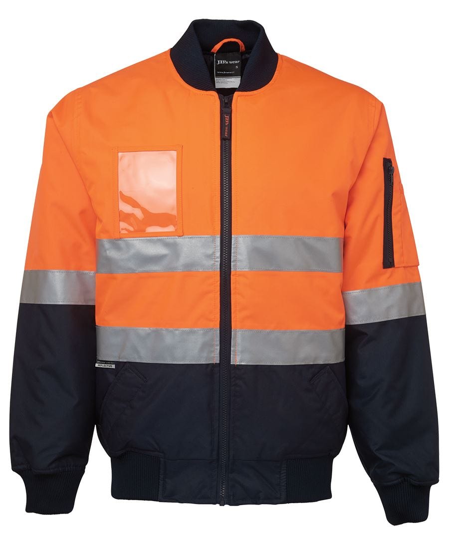 JB's Wear Jackets / Vests Orange/Navy / XS JB's Wear Hi Vis (D+N) Flying Jacket