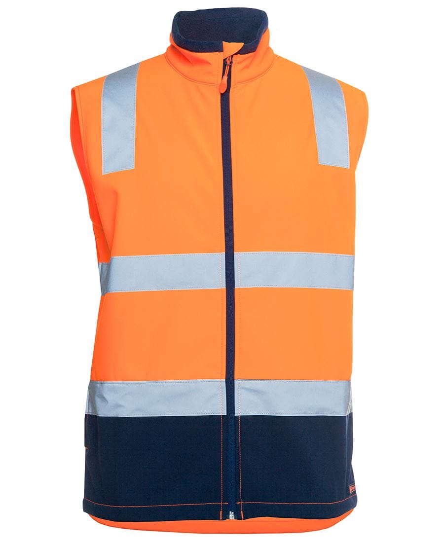 JB's Wear Jackets / Vests Orange/Navy / XS JB's Wear Hi Vis |D+N| Water Resistant Softshell Vest