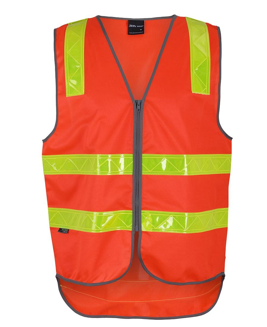 JB's Wear Jackets / Vests Orange (VIC ROAD) / S JB's Wear Vic Road (D+N) Safety Vest