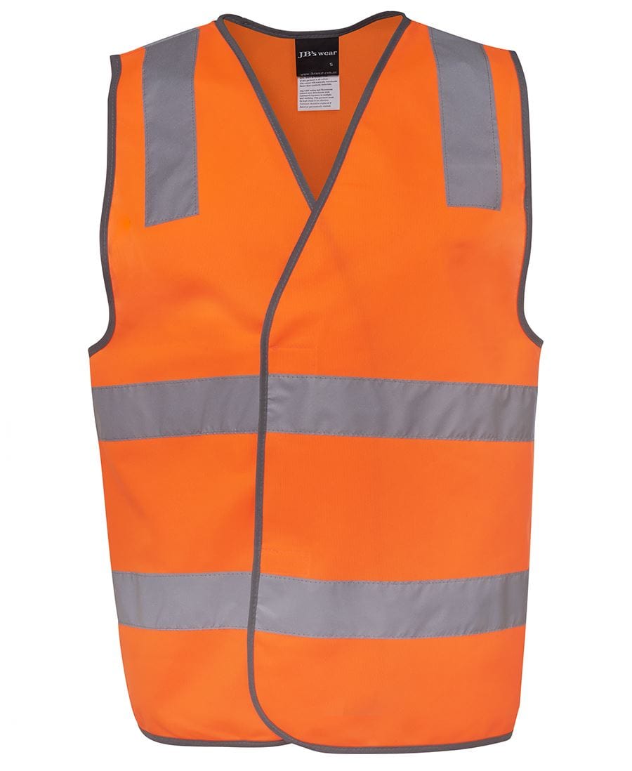 JB's Wear Jackets / Vests Orange / XS JB's Wear Hi Vis (D+N) Safety Vest