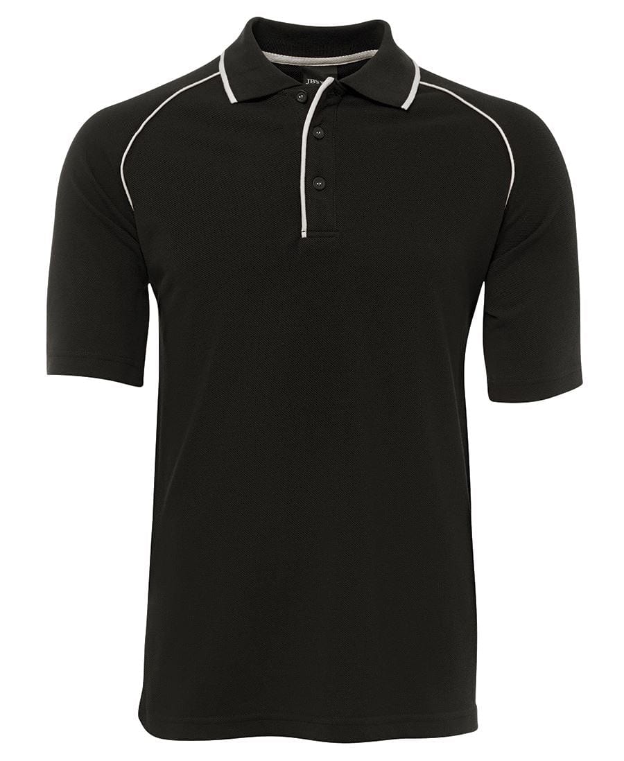 JB's Wear Polos / Shirts Black/White / S JB’s Wear Raglan Polo