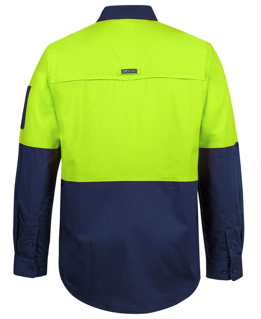 JB's Wear Polos / Shirts JB's Hi Vis Class F Ripstop L/S Work Shirt