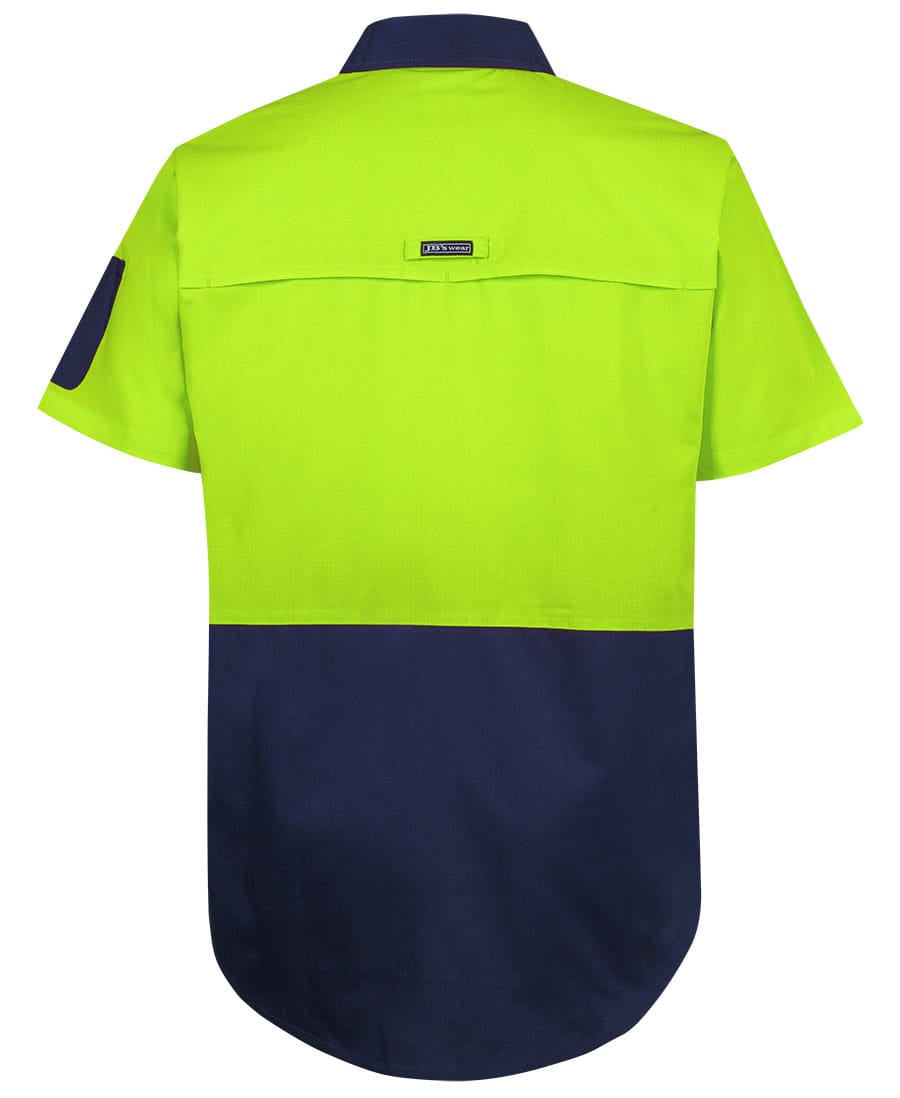 JB's Wear Polos / Shirts JB's Hi Vis Class F Ripstop S/S Work Shirt
