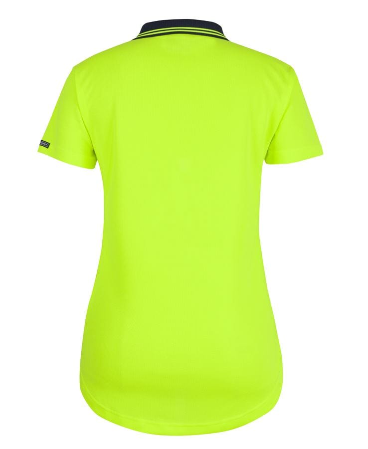 JB's Wear Polos / Shirts JB's Ladies Hi Vis S/S Drop Tail Polo